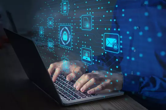 Information security services illustration